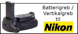 Batterigreb til Nikon