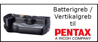 Batterigreb til Pentax