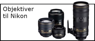 Objektiver til Nikon kamera