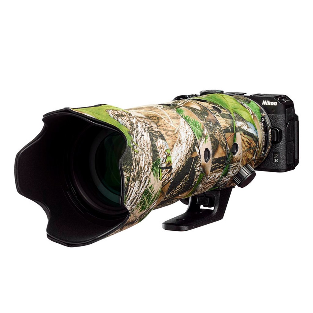 Housse Protection Camouflage Pour Objectif Nikon Z 70-200 Mm F/2.8 - Imperméable, Anti-chocs, Avec Accès Aux Commandes