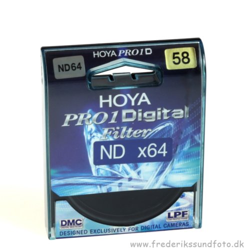 Hoya ND64 filter Pro1 Digital 58mm ( 6 stop )
