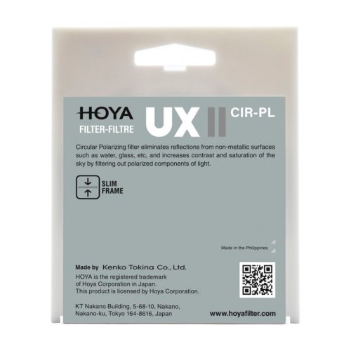 Hoya UX II 82mm Cirlulr pol. filter