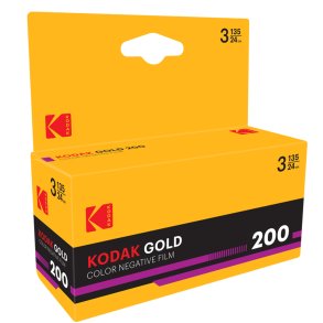 Kodak Gold 200 ISO 135-24 farvefilm 3 Pak.