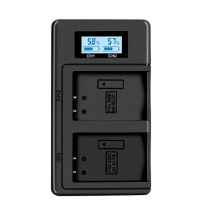 Mcoplus USB Duo oplader til Nikon EN-EL20