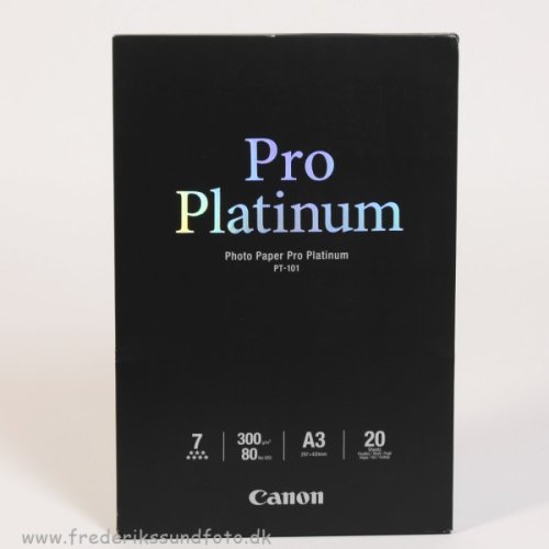 Canon A3 Pro Platinum Printerpapir PT-101 20 ark.