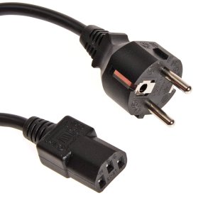 1,85 m Strmkabel Lige 230V PC / 3P hun Eurostik