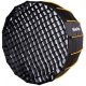 NiceFoto LED Softbox m. Grid 90cm