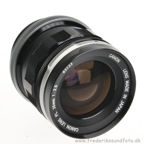 BRUGT Canon fl 35mm f/2.5 m/modlysblnde