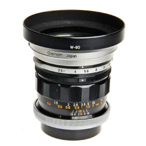 BRUGT Canon FL 35mm f/2.5 m/modlysbl�nde