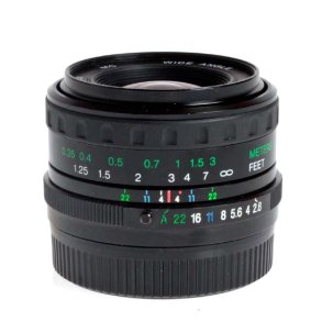 BRUGT Vivitar 28mm f/2.8 MC Wide Angle t/PK mount