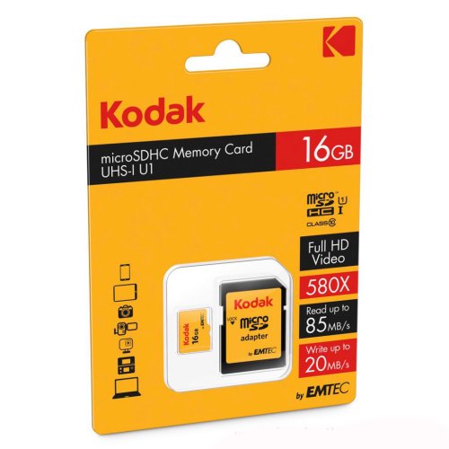 Kodak 16GB Micro SDHC Full HD video