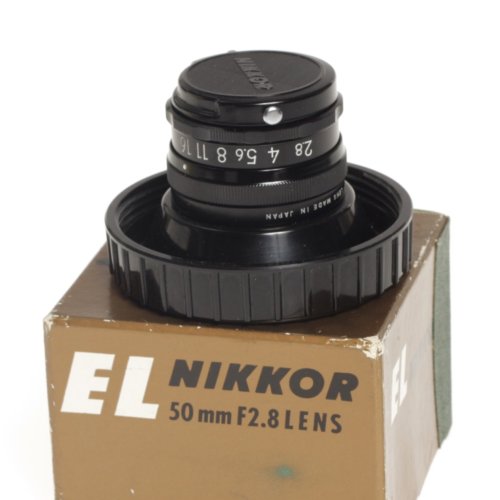 BRUGT Nikkor EL 50mm f/2.8 t/forstrrelsesapparat