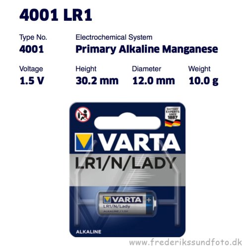 Varta LR1/LADY/N 1,5V Alkaline batteri
