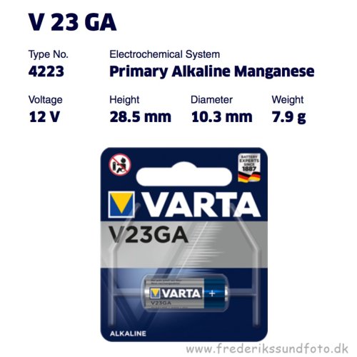 Varta V23GA 12V Batteri