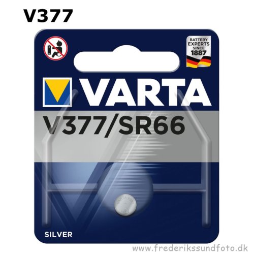 Varta V377, SR66 &amp; SR626SW Batteri