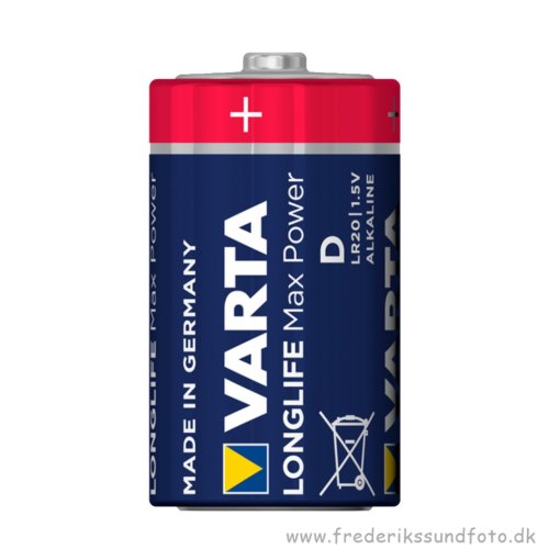 Varta D / LR20 Longlife Max Power batteri 2 pak