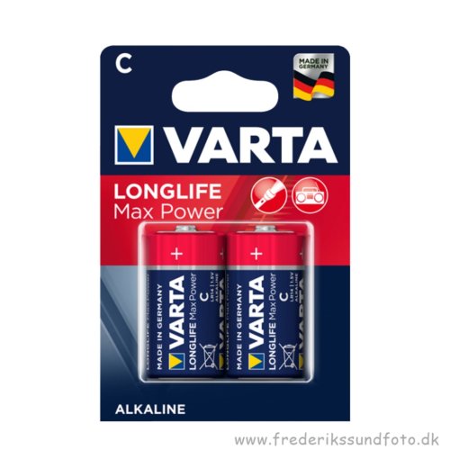Varta C /  LR14  Longlife Max Power batteri 2 pak