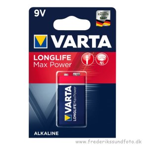 Varta 9V Longlife Max Power batteri