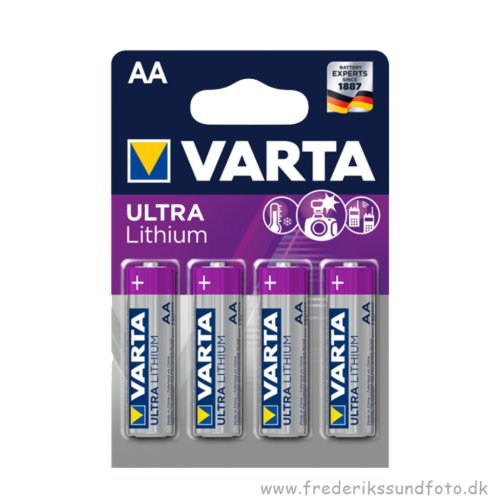 Varta AA Ultra Lithium batteri 4 pak