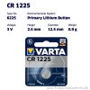 Varta CR1225 Lithium 3V batteri