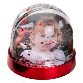 Snekugle Rd/Sne 7,2x8,6cm