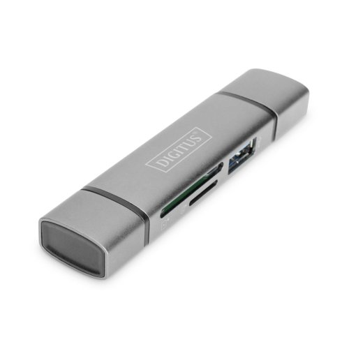 Digitus  USB-A & USB-C 3.0 SD Kortlser