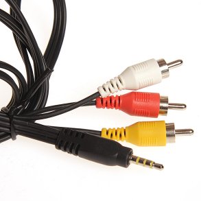 Videokabel 1,5m 3,5 Jack 3 phono  VA 323