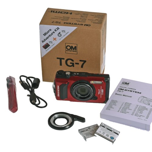 OM SYSTEM Tough TG-7 Micro Adventure Kit - R�d