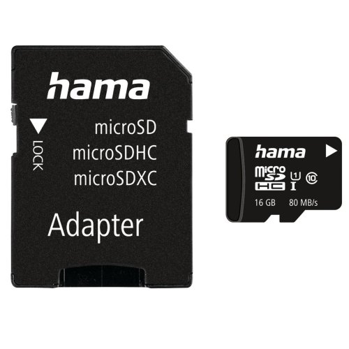 Hama MicroSDHC UHS-I Card 16GB