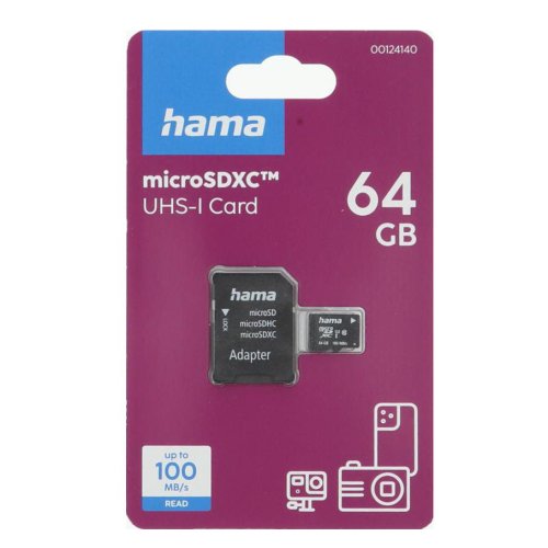 Hama MicroSDHC UHS-I Card 64GB