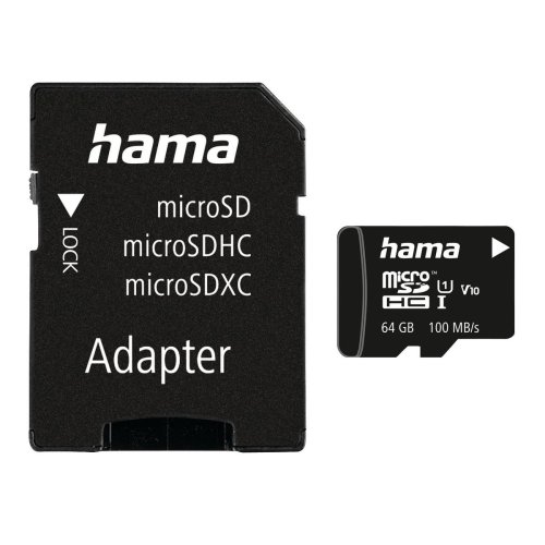 Hama MicroSDHC UHS-I Card 64GB