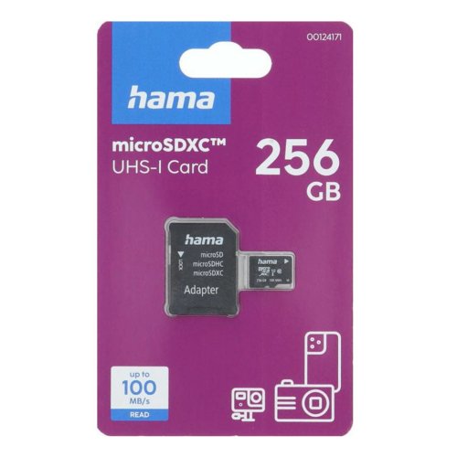 Hama MicroSDXC UHS-I Card 256GB