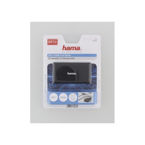 Hama USB 3.0 Multi kortlser sort