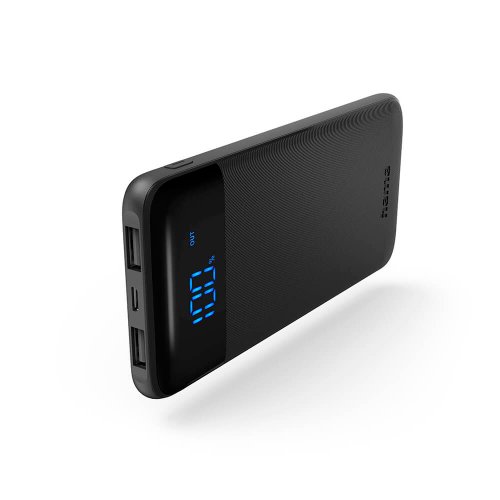 Hama Powerbank LED Slim 10000 mAh Antracit