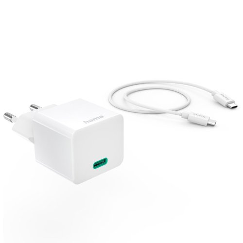 Hama 20W PD Mini USB-C oplader m/kabel