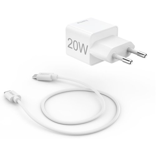 Hama 20W PD Mini USB-C oplader m/kabel