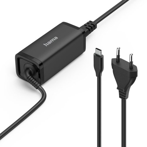 Hama Notebook Power Supply USB-C 240V 5-20V/65W