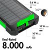 Logilink 8000 mAh Solar Powerbank grn