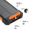 Logilink 8000 mAh Solar Powerbank orange