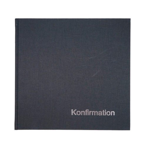 GB Sort Konfirmations album m/DK tekst