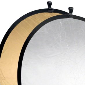 Walimex �107 Foldbar reflektor Guld/S�lv