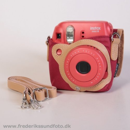 Instax Mini 8 og 9 Case Raspberry