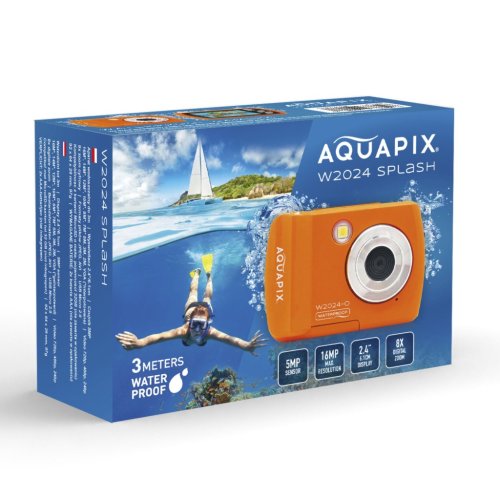 Easypix Aquapix W2024 Splash Vandtt kamera Orange