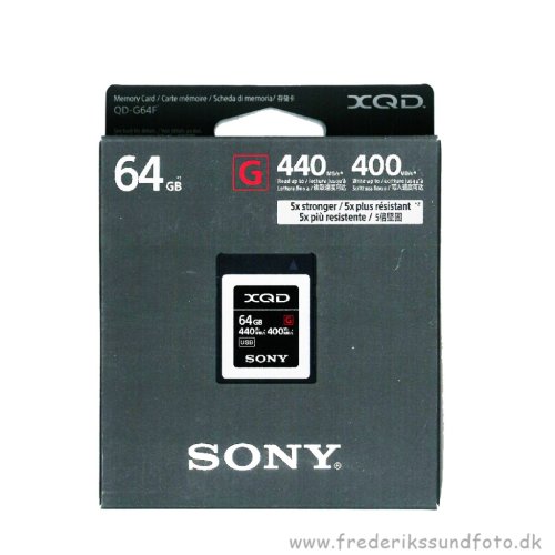 Sony 64GB G XQD 2933X R440MBs QD-G64F