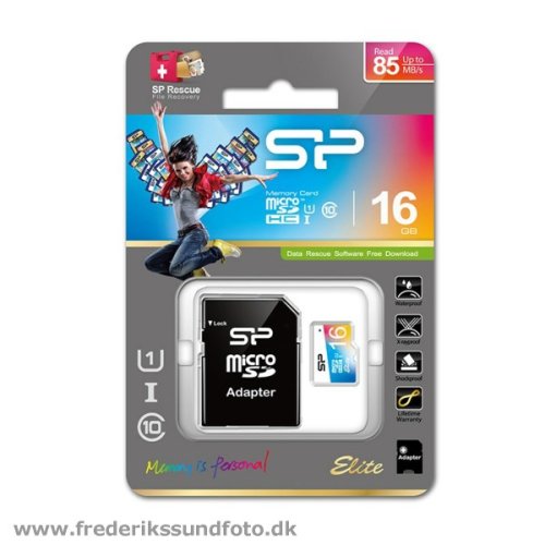 Silicon Power 16GB 85mb/s MicroSCHC C10 UHS-1