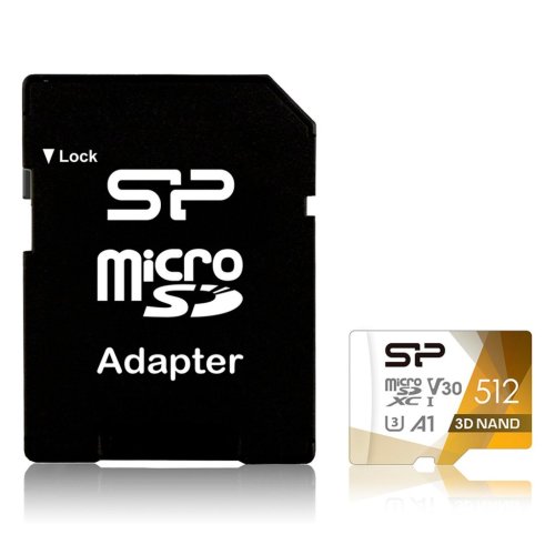 Silicon U3 512GB Micro-SDXC R100MB/s