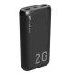 Silicon PD 18w 20000mAh Power bank sort