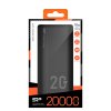 Silicon PD 18w 20000mAh Power bank sort