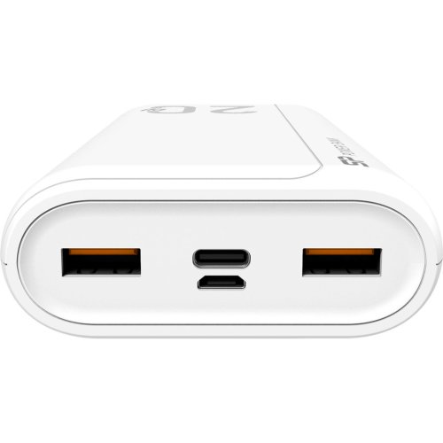 Silicon PD 18w 20000mAh Power bank hvid