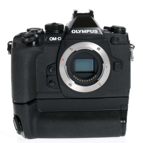 BRUGT Olympus E-M1 kamerahus m/HLD-7 greb